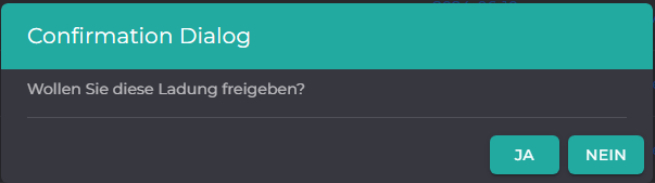 Verladung freigeben