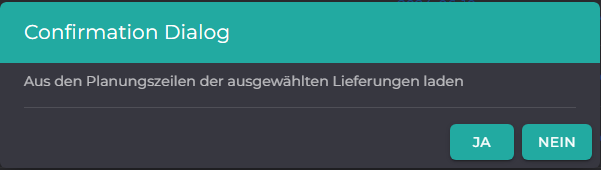 Verladung Plandaten laden